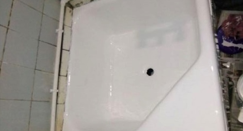 Обновление душевого поддона акрилом | Пионерский